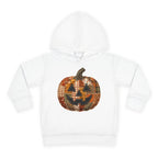 Toddler Halloween Pumpkin Hoodie — Patchwork Jack-O'-Lantern Pullover