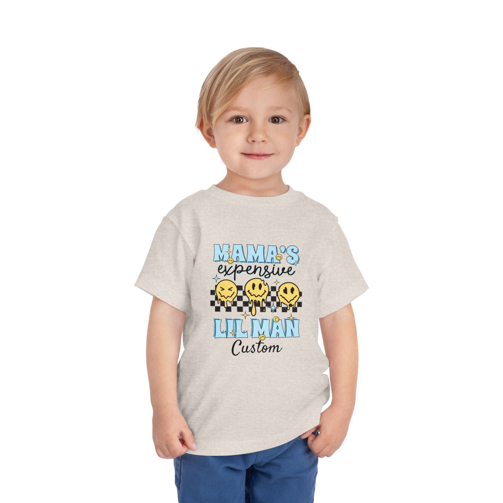 Mama's Expensive Little Man — Customizable Toddler Tee