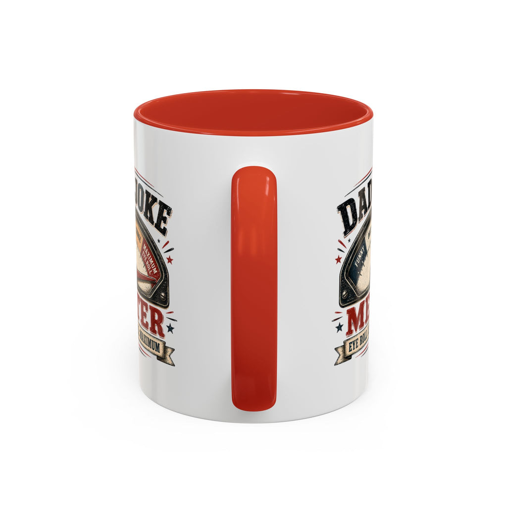 Dad Joke Meter Accent Coffee Mug — Funny Father’s Day Gift | 11oz & 15oz