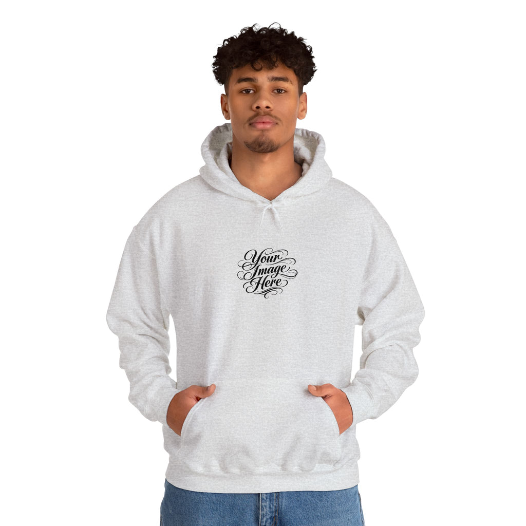 EMBROIDERED Custom Image (Light Colors/Shades) Hoodies