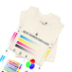Best Bonus Dad Ever — Embroidered T-Shirt