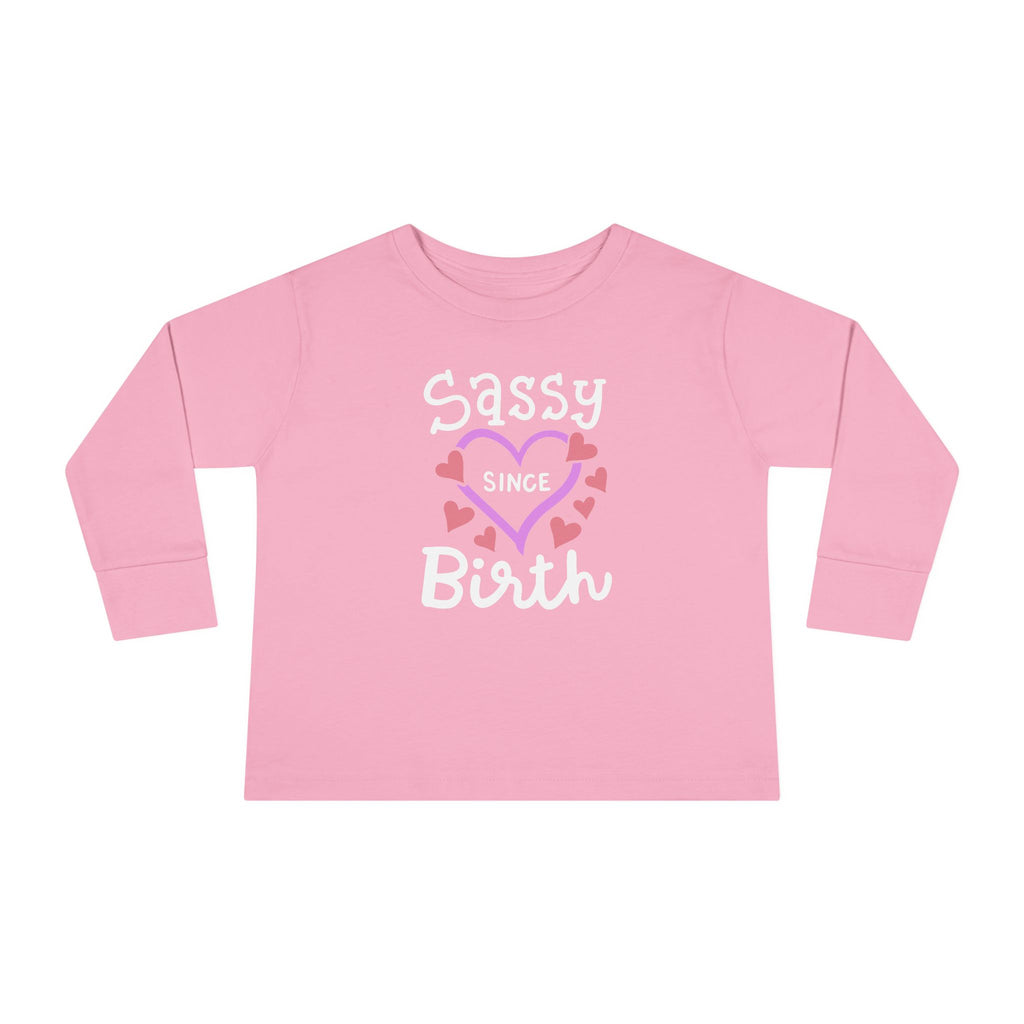 Sassy Since Birth — Not Changing Anytime Soon | Front & Back Toddler Tee