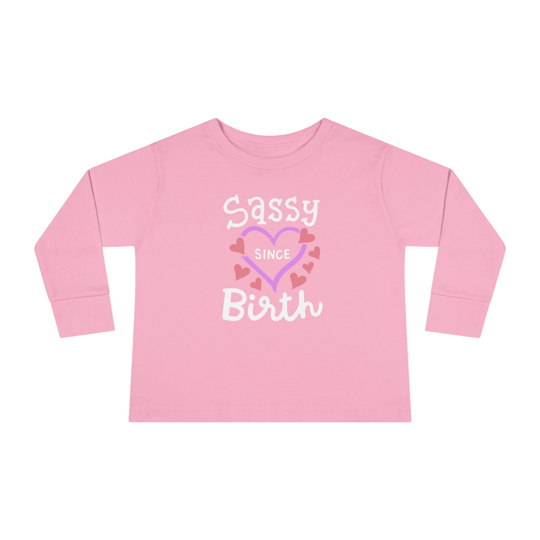 Sassy Since Birth — Not Changing Anytime Soon | Front & Back Toddler Tee