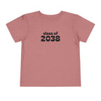 Toddler Tee - "Class of 2038" Front & "Already Awesome" Back Preschool Graduation Shirt
