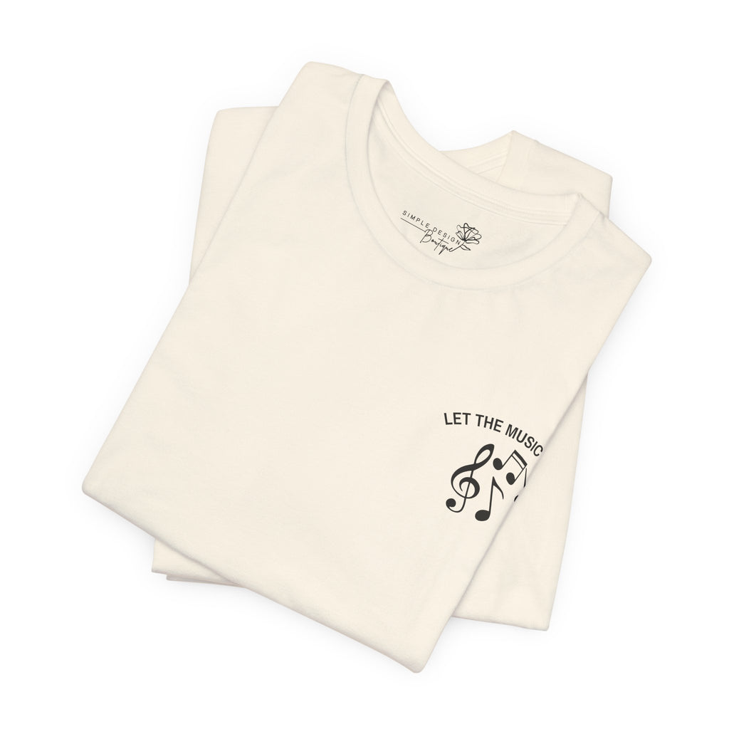 Musical Notes Unisex T-Shirt — Subtle Graphic Tee for Music Lovers 🎵