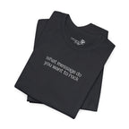 Personalized Embroidered T-Shirt — Your Words, Your Vibe