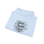 Custom Image & Optional Text Graphic Print - Cozy Hoodie