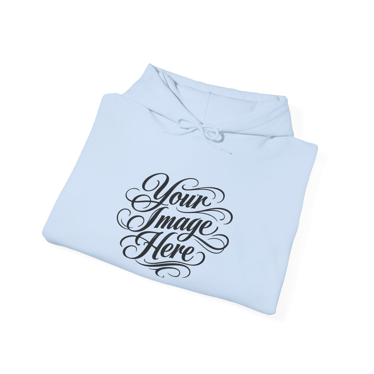 Custom Image & Optional Text Graphic Print - Cozy Hoodie