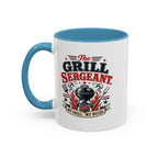 Grill Sergeant Accent Mug – "My Grill, My Rules" Coffee Cup (11/15oz)