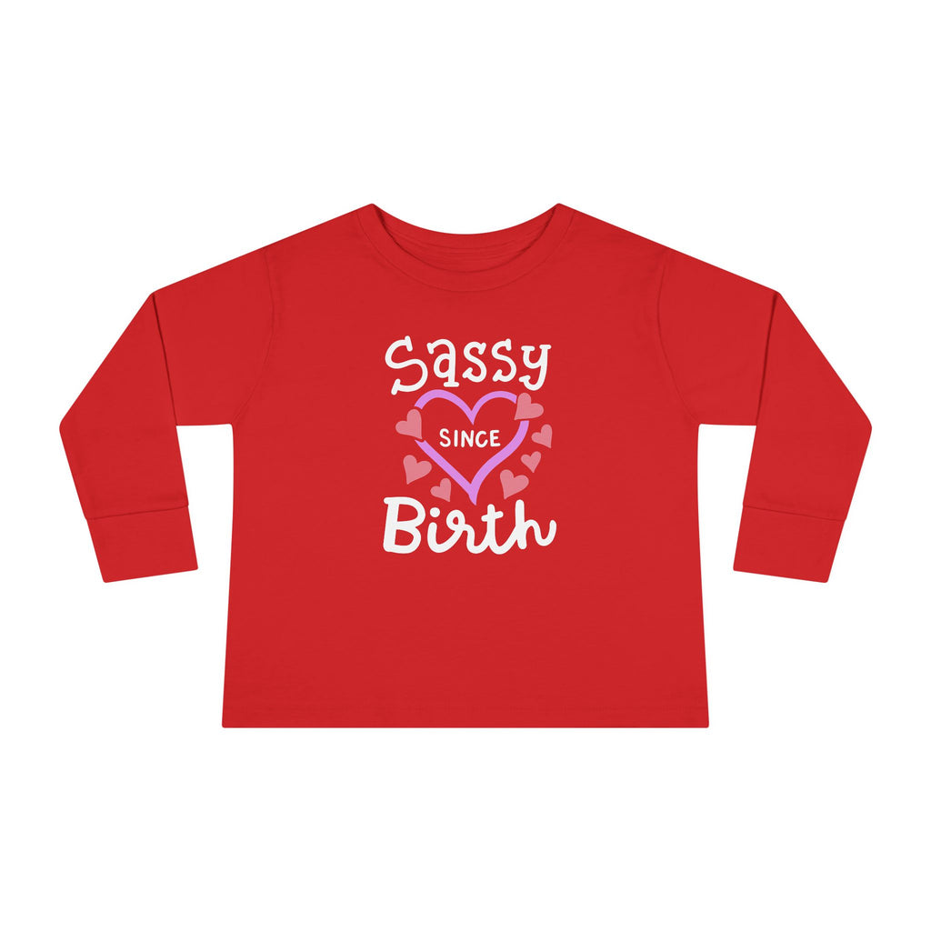 Sassy Since Birth — Not Changing Anytime Soon | Front & Back Toddler Tee