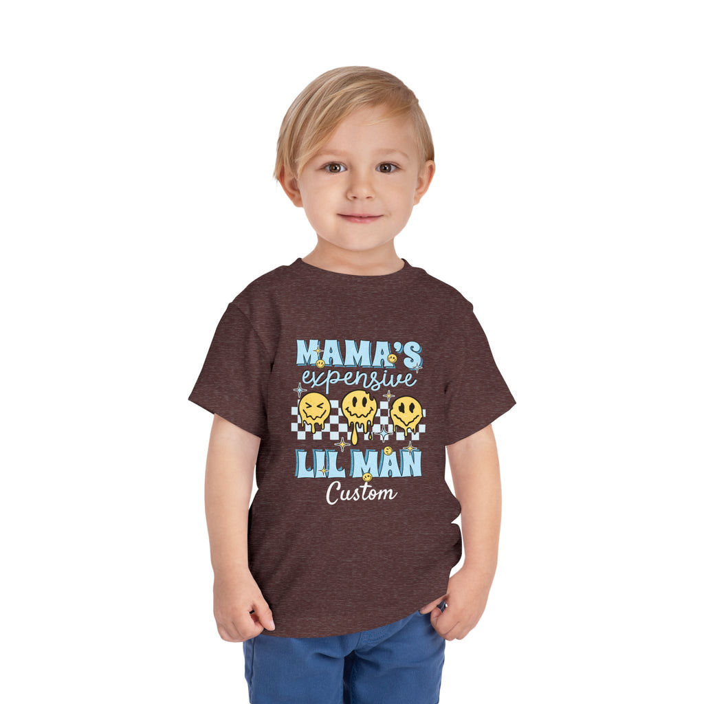 Mama's Expensive Little Man — Customizable Toddler Tee
