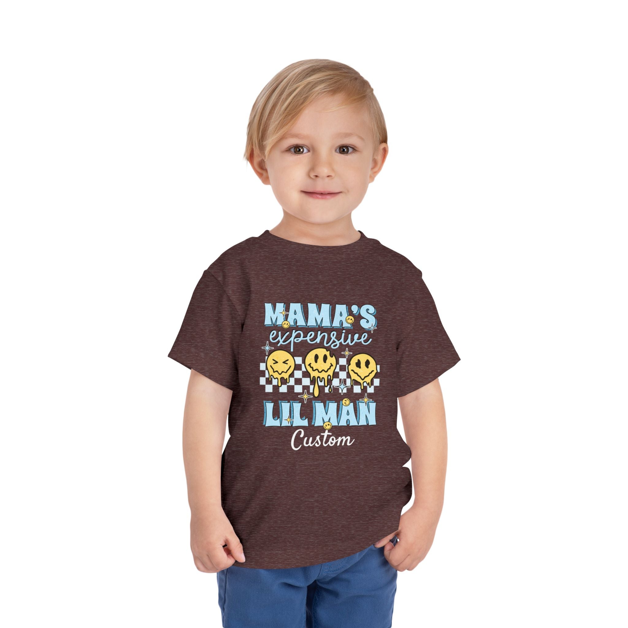 Mama's Expensive Little Man — Customizable Toddler Tee