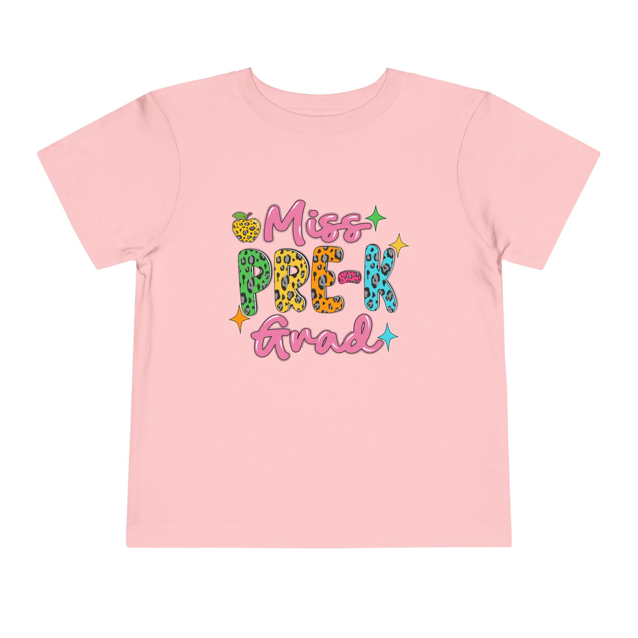Miss Pre-K Grad — Personalized Name FRONT, Nailed It BACK Toddler T-Shirt