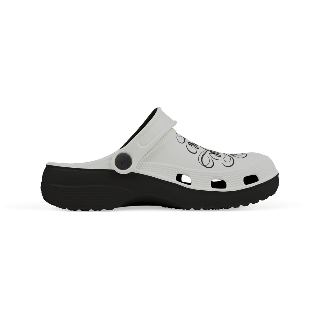 Kids Foam Clogs — Custom Script Graphic EVA Slip-Ons