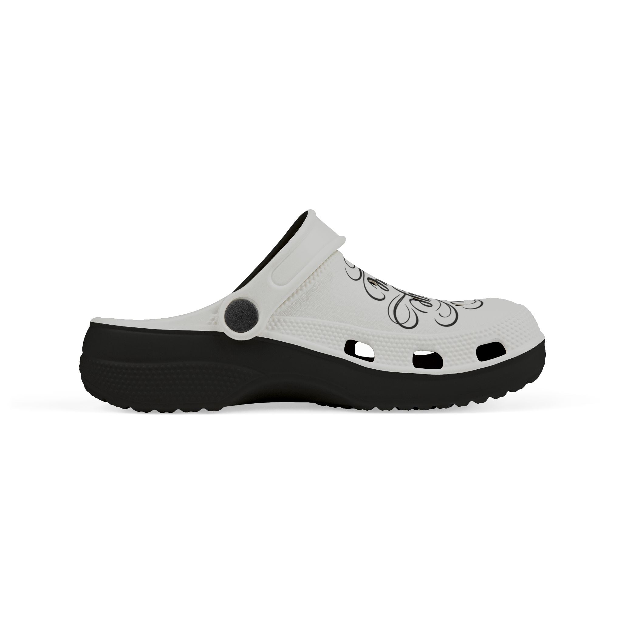 Kids Foam Clogs — Custom Script Graphic EVA Slip-Ons