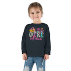 Little Girl Big Attitude — Funny Toddler Girl Long Sleeve Tee
