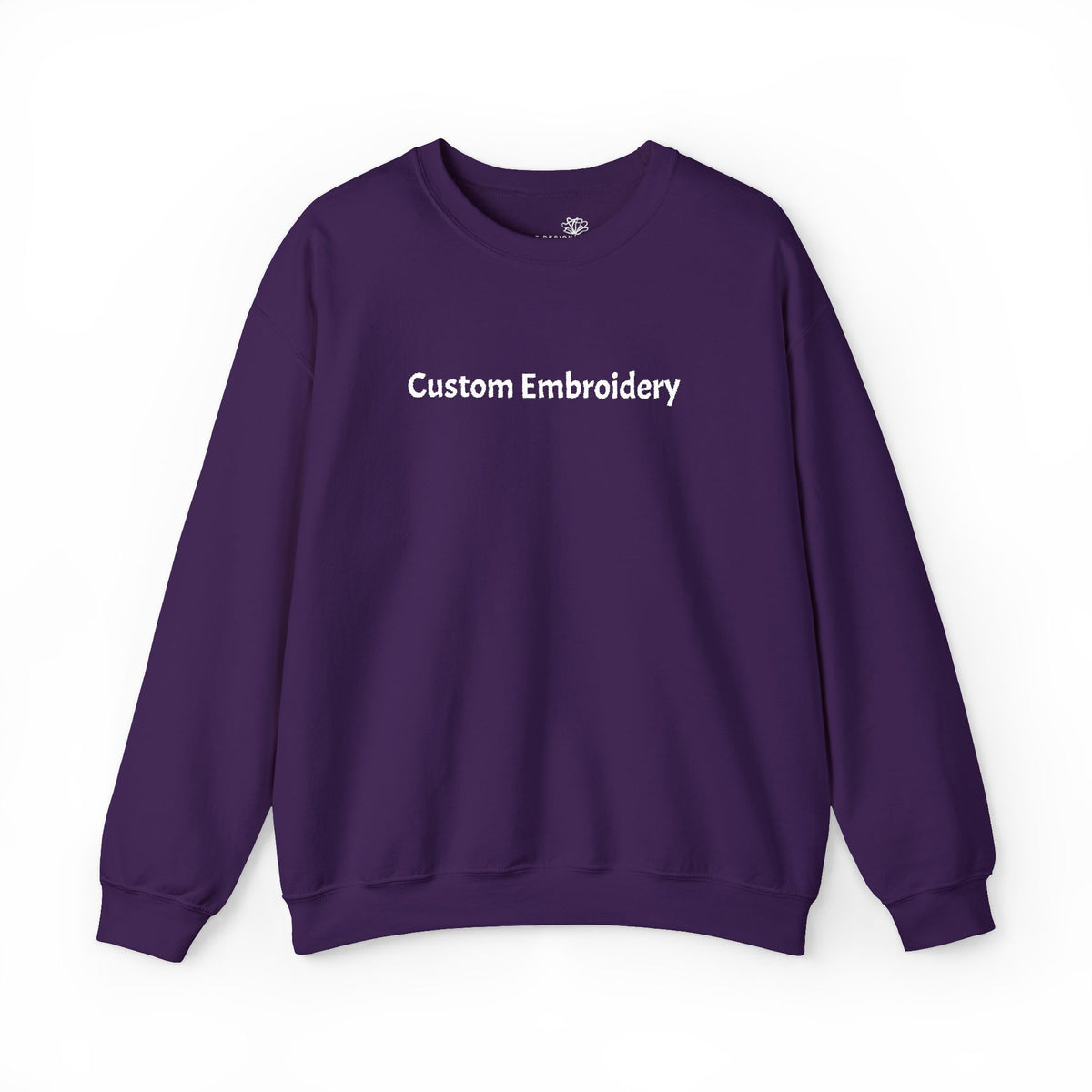 EMBROIDERED Custom Text (Dark Colors/Shades) Pullover Sweatshirts