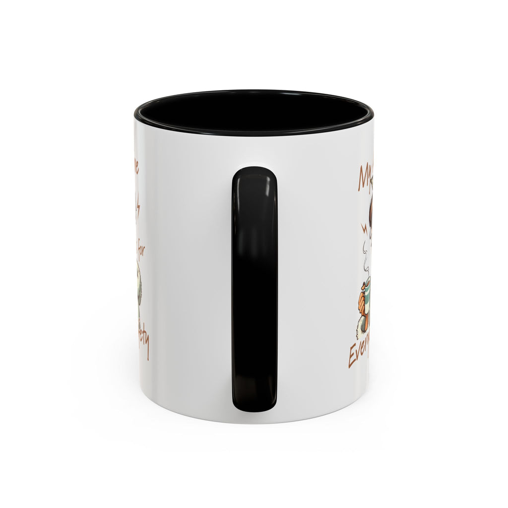 Coffee Mug — "My Alone Time Is for Everyone's Safety" Retro Woman Accent Mug