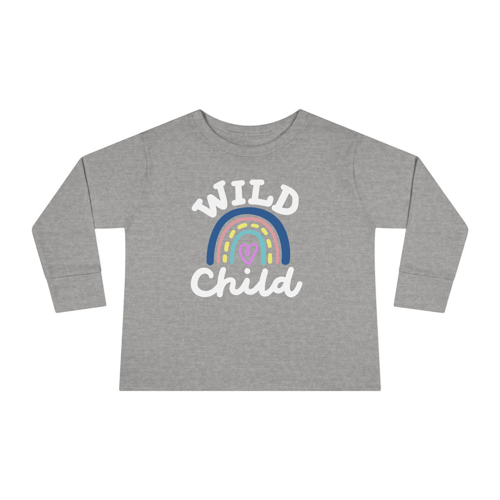 Wild Child — Toddler Long Sleeve Tee for Boys & Girls