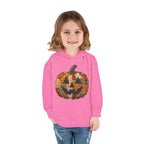 Toddler Halloween Pumpkin Hoodie — Patchwork Jack-O'-Lantern Pullover