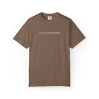 EMBROIDERED Custom Text Comfort Colors Unisex (Dark Colors/Shades) T-Shirt